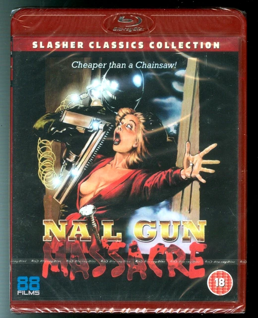 NAIL GUN MASSACRE Bluray 88 Films Slasher Classics Region FREE